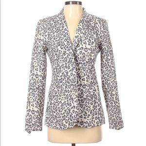 Rachel Zoe leopard blazer